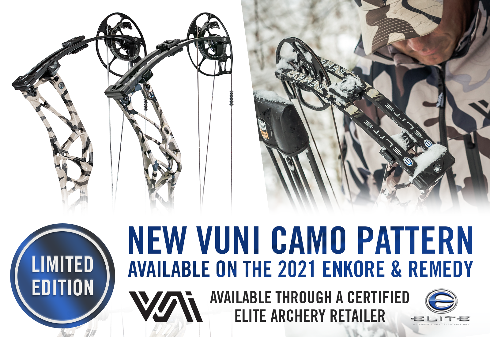 ELITE ARCHERY AND VUNI GEAR PARTNER TO OFFER NEW PATTERN ONLY ON 2021