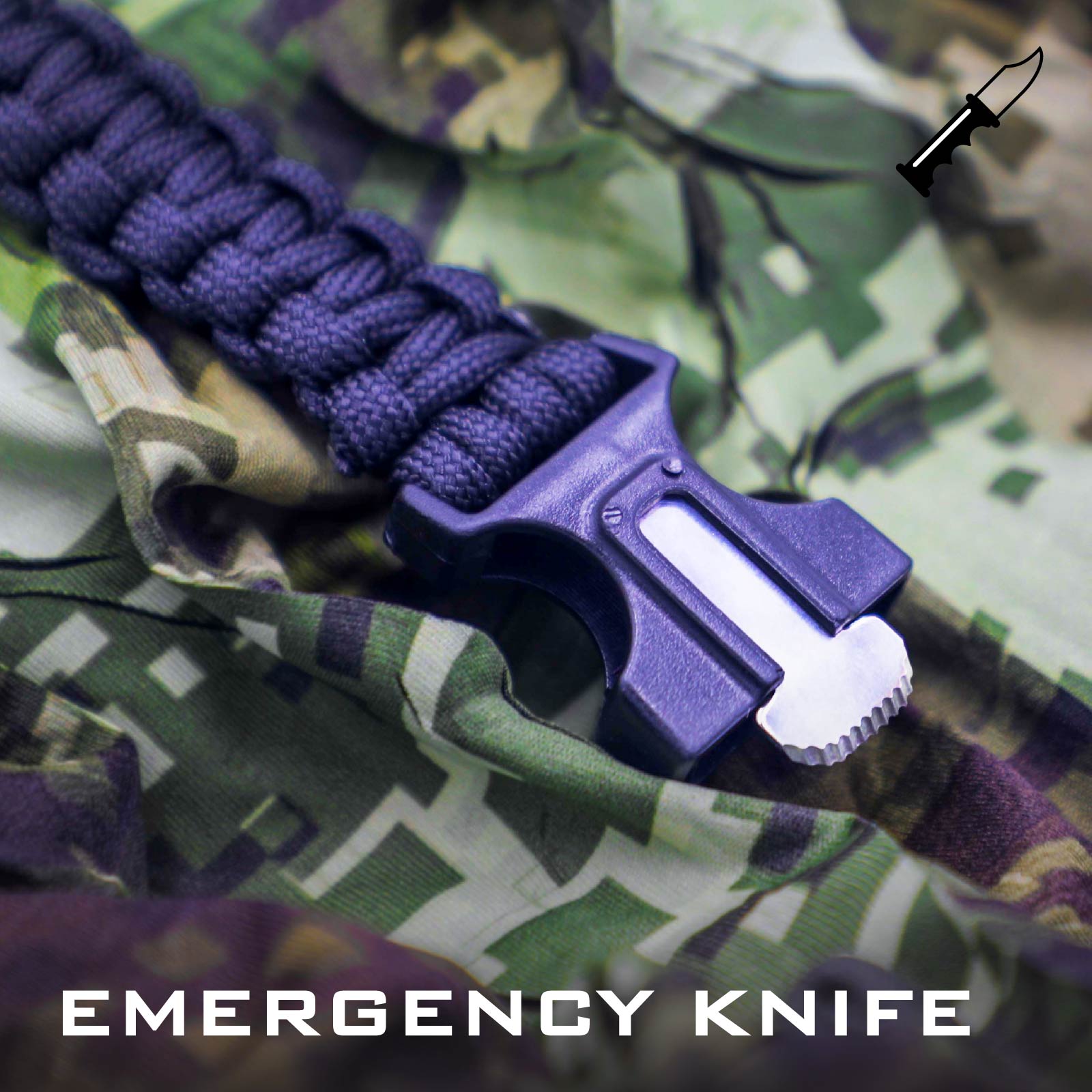 ELK Paracord Survival Bracelets Include Adjustable Size, Loud Whistle and  Fire Starter - Perfect for Outdoor Hiking, Camping, Fishing and Hunting